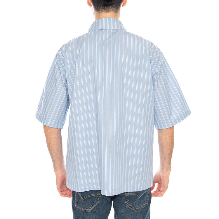Venedocia Stripe Shirt Navy Stripe - Camicia Maniche Corte Uomo Blu DK0A88GU L39 DICKIES 