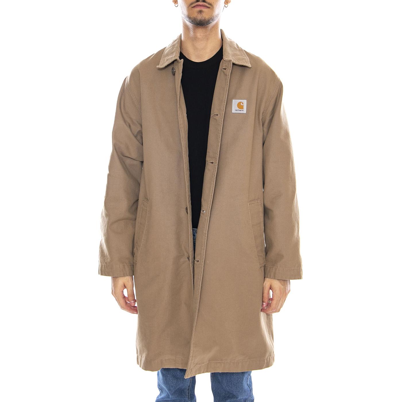 Webster Coat Leather / Leather - Giacca Uomo Marrone I035618.3AF02  CARHARTT WIP 