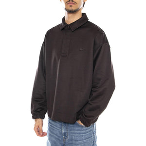 Sweatshirt SKB Black - Polo Maniche Lunghr Uomo Nero SH5887-SKB . LACOSTE 