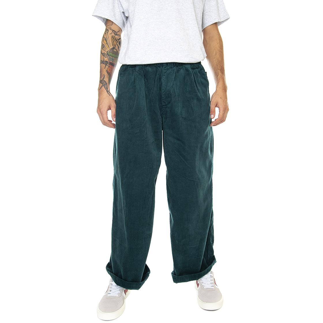 Uptown Oversized Corduroy Pants green - Pantaloni in Velluto Uomo Verdi 535810-24  PUMA 