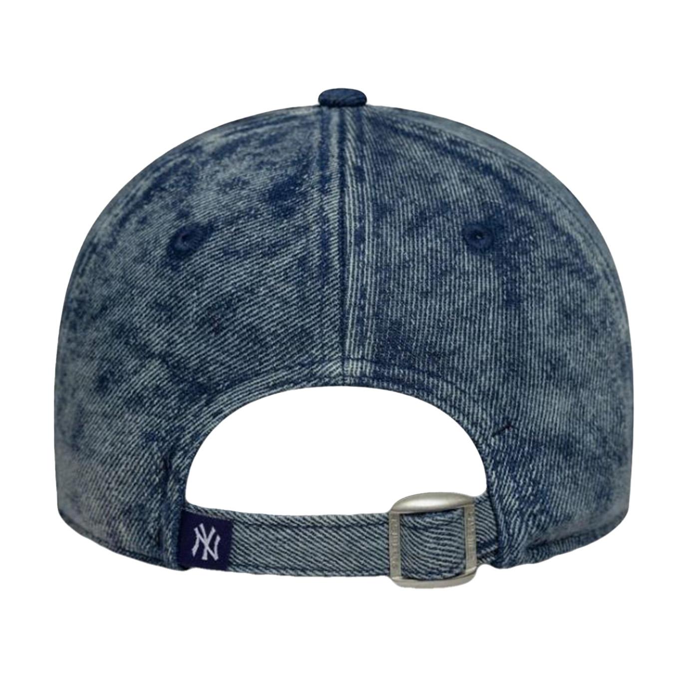 WMNS Stne Denim 920 Pastel Blue New York Yankees Cap - Cappellino con Visiera e logo ricamato tono su tono Denim Blu 60691320  NEW ERA 