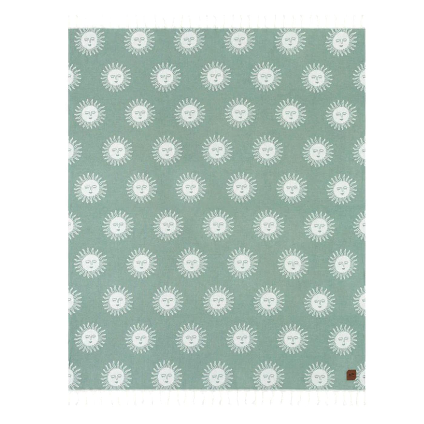 Slow Burn Blanket Sage - Coperta Verde / Multicolore SMST461-SAGE  SLOWTIDE 