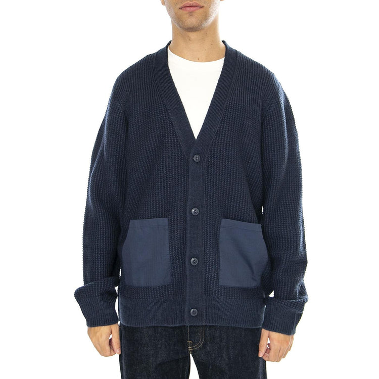 Cardigan Navy - Cardigan Uomo Blu 112357288-BLUE  WRANGLER 