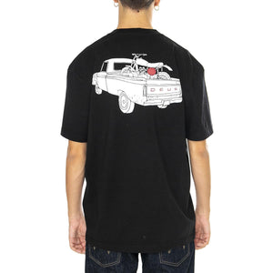 Carby Pickup Tee Black - Maglietta Girocollo Uomo Nera DMF241747C  DEUS EX MACHINA 