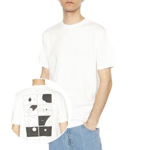 Pocket Zach Tee White - Maglietta Girocollo Uomo Bianca MTS00428-WHITE  THINKING 