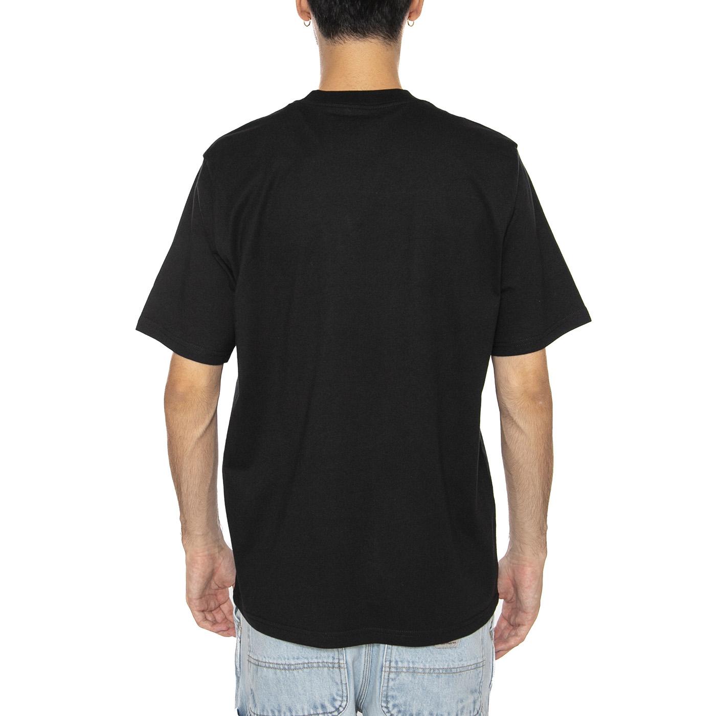 S/S Alumni T-Shirt Black - Maglietta Girocollo Uomo Nera I035207.89XX  CARHARTT WIP 