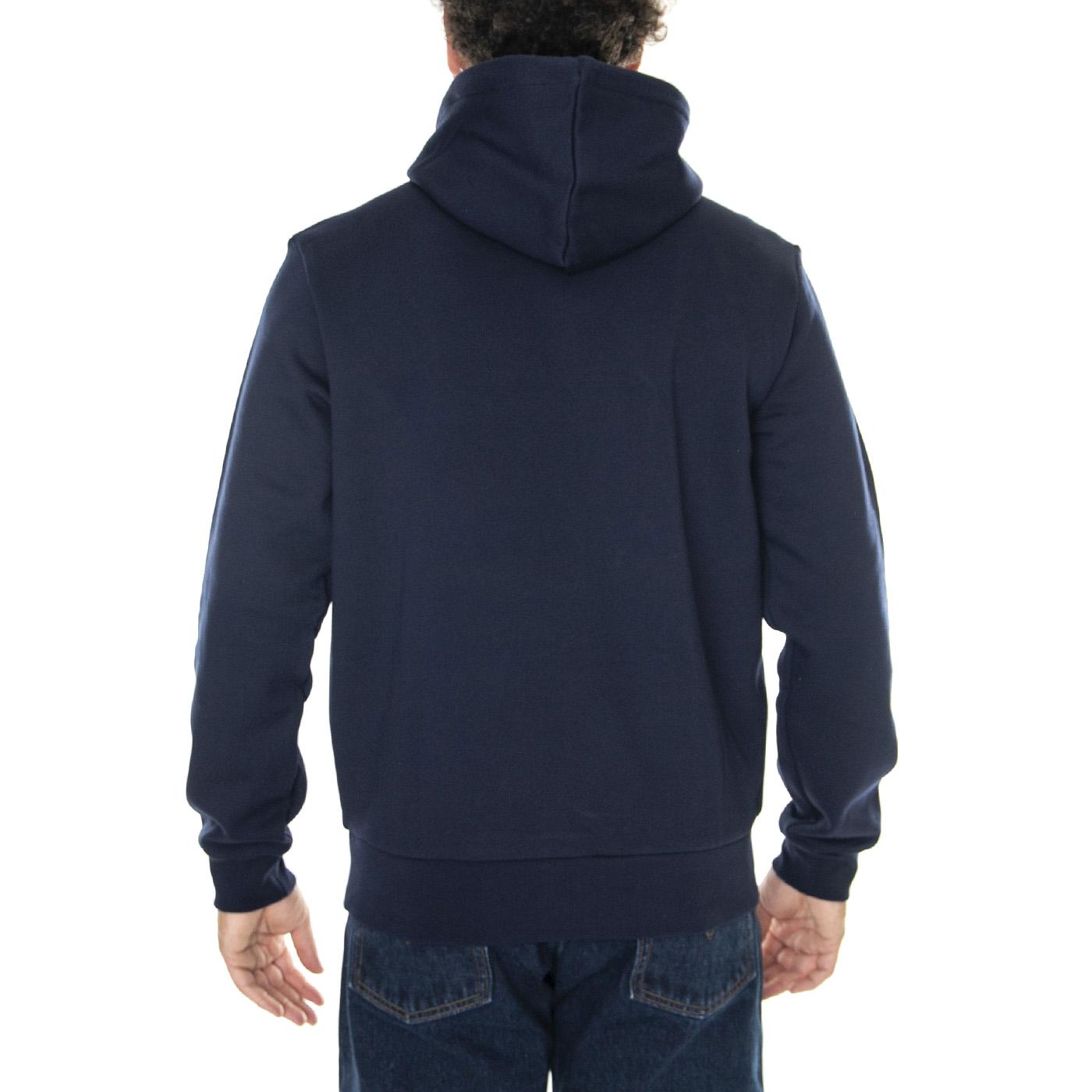 M' Sweatshirt SH9623-166 Hoodie Blue - Felpa con Cappuccio Uomo Blu SH9623-166  LACOSTE 