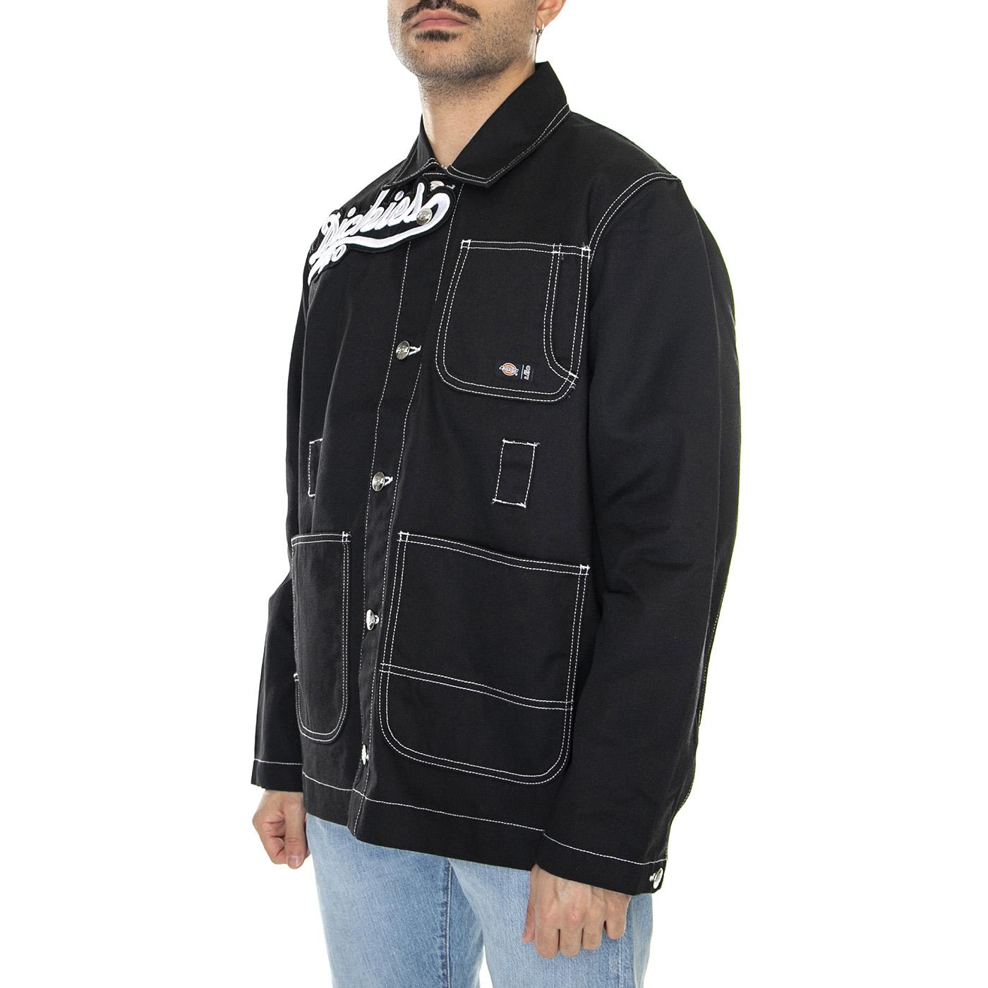 Leo x Dickies Jacket Black - Giacca Estiva Uomo Nera DK0A4XXOBLK1  DICKIES 
