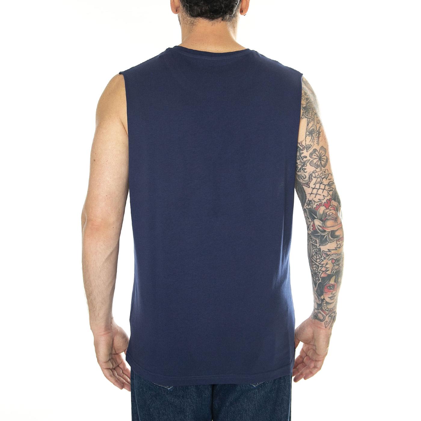 New York Yankees Primary Logo Graphic Tank navy - Canotta Uomo Blu 00SG-926N-NK-TYT . FANATICS 
