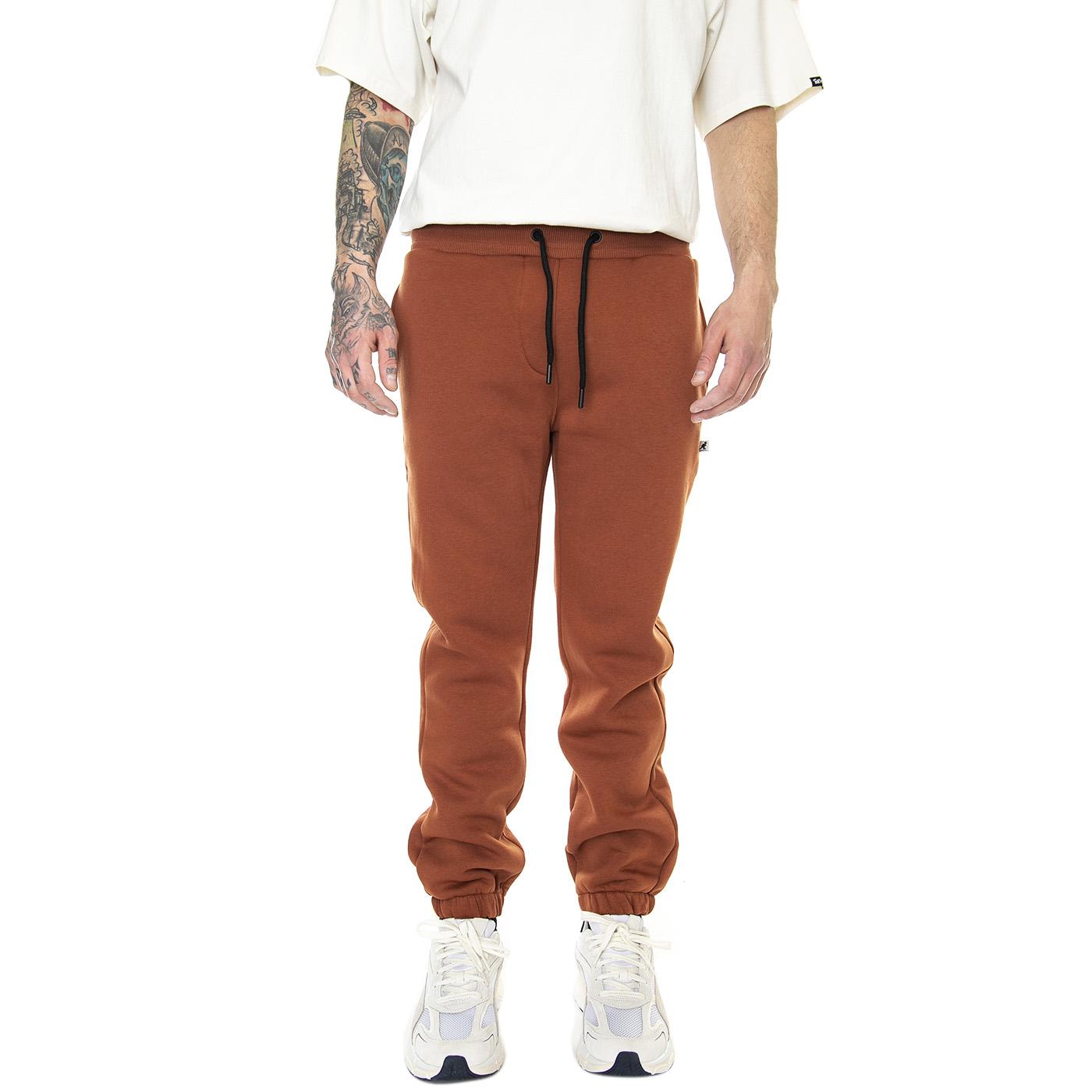 Essential Mahogany - Pantaloni Sportivi Uomo Marroni KAF22USPA105-132  KANGOL 
