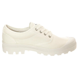 M' Pallabrousse White Shoes - Scarpe Stringate Profilo Basso Uomo Bianche 00068-116-M . PALLADIUM 