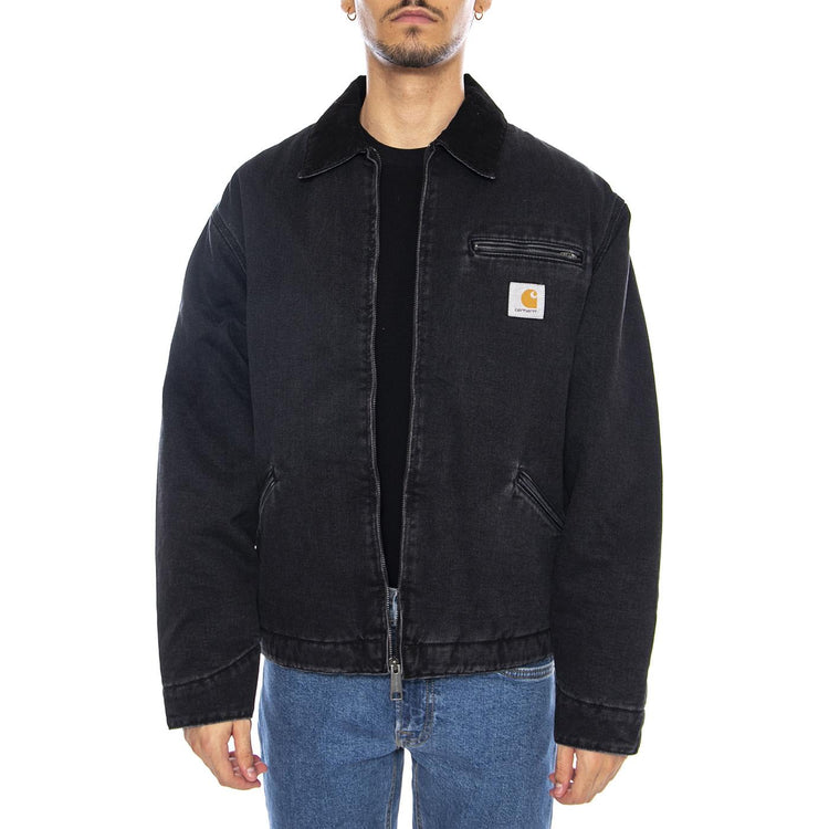 OG Detroit Jacket Black / Black - Giacca Uomo Nera I035878.00E06  CARHARTT WIP 