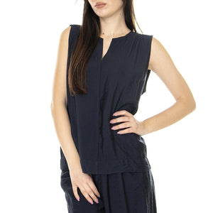 W' Stine Dark Navy - Top Smanicato Donna Blu 330551-240  ELVINE 