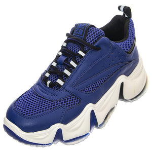 City Soul Blue - Scarpe Stringate Profilo Basso Donna Blu SMPCITY SOUL-COB  STEVE MADDEN 