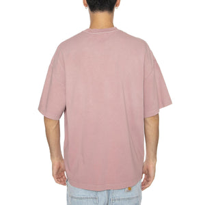 S/S Hudson Pocket T-Shirt Daphne - Maglietta Girocollo Uomo Rosa I035140.1XF5F  CARHARTT WIP 