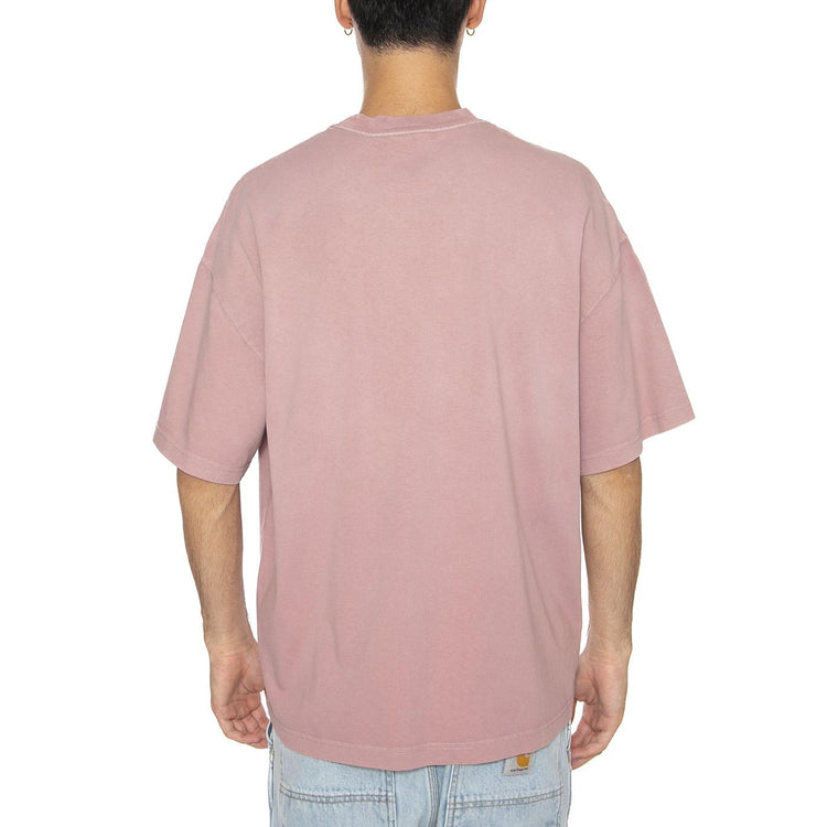 S/S Hudson Pocket T-Shirt Daphne - Maglietta Girocollo Uomo Rosa I035140.1XF5F  CARHARTT WIP 