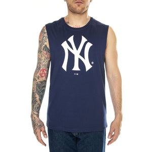 New York Yankees Primary Logo Graphic Tank navy - Canotta Uomo Blu 00SG-926N-NK-TYT . FANATICS 