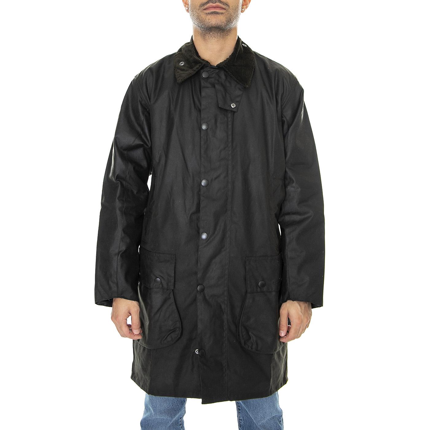 Classic Northumbria Wax Jacket Olive - Giacca Invernale Uomo Marrone 222MMWX0009-OL91  BARBOUR 