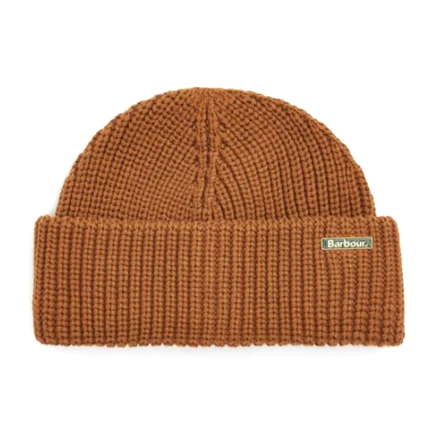 Mosely Beanie Hat Cinnamon - Cappellino a Cuffia Marrone MHA0879-OR55  BARBOUR 