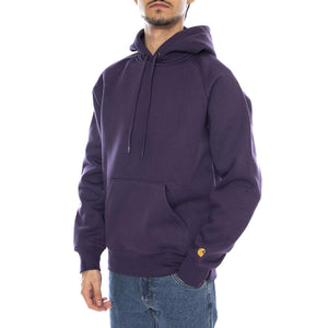 Hooded Chase Sweat Lokers / Gold - Felpa con Cappuccio Uomo Viola I033661.37YXX  CARHARTT WIP 
