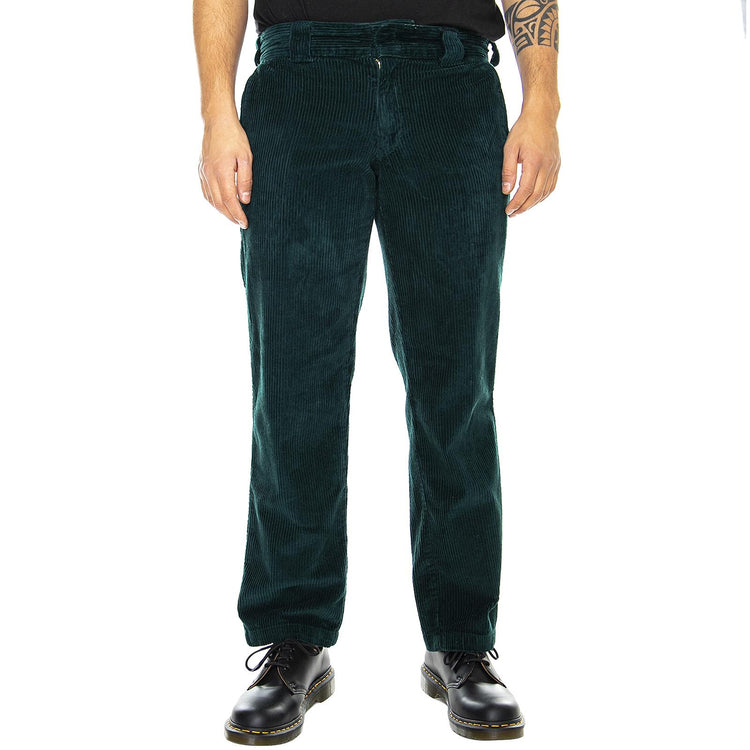 Cloverport Pant - Forest Green - Pantaloni Velluto Uomo Verdi 01 210178-FT . DICKIES 