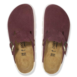 Boston Chunky Berry Crush, Suede Leather - Sandali Donna Bordeaux 1028395  BIRKENSTOCK 
