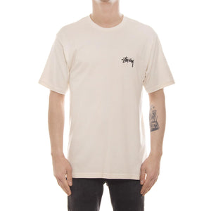 SURFMAN CHECK TEE NATURAL 1904028-NATURAL  STUSSY 