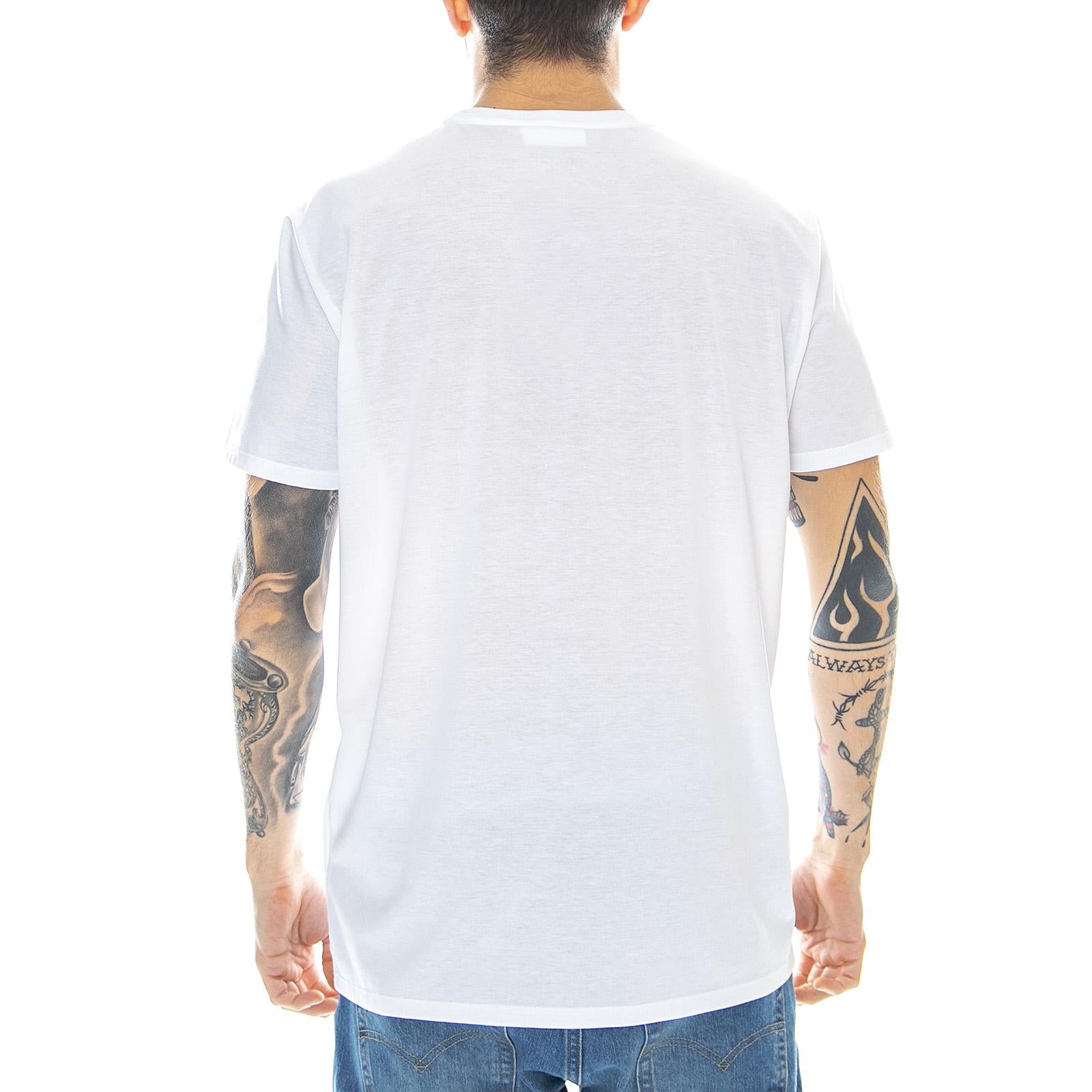 T-Shirt Bianca con Logo Uomo - Lacoste TH6709 001 LACOSTE 