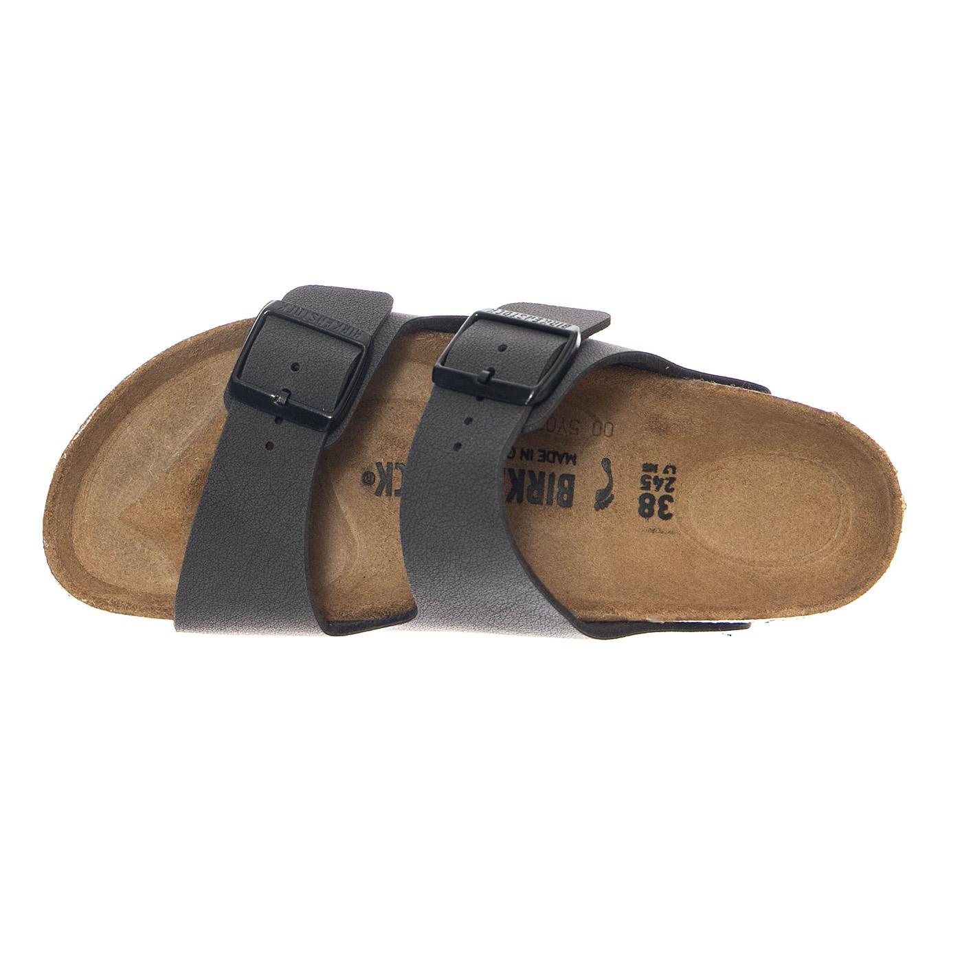 Arizona Birko Flor Narrow Fit Velvet Grey - Sandali Uomo / Donna Grigi 1032023 VGY BIRKENSTOCK 