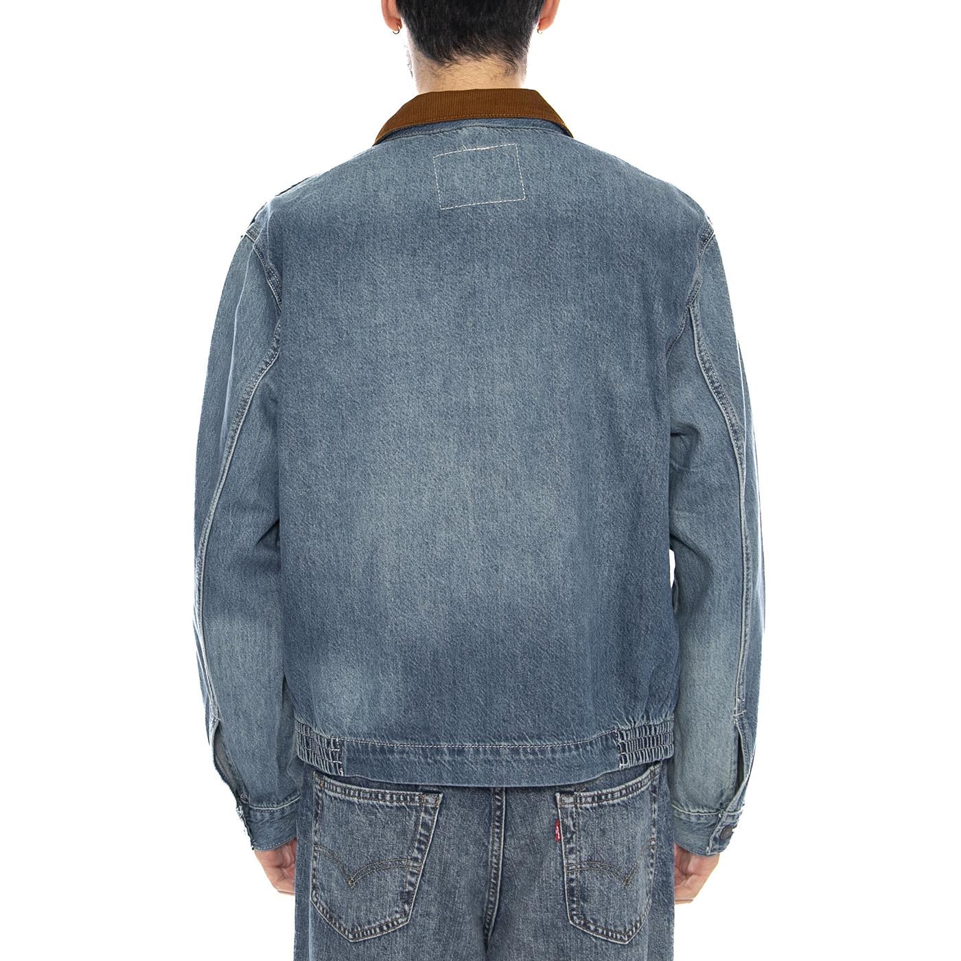 Castro Full Zip - Light It Up T - Giacca Denim Jeans Uomo Blu 005AF 0003 LEVIS 