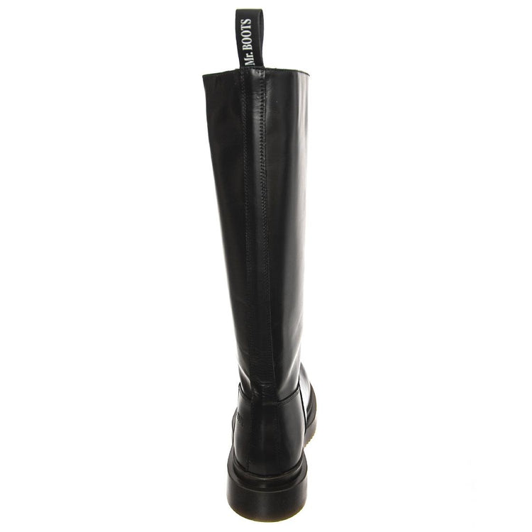 T BOOT 20 GREASY BLACK - Stivali Alti Donna Neri BTSTBOOT20-BKG . MR BOOTS 