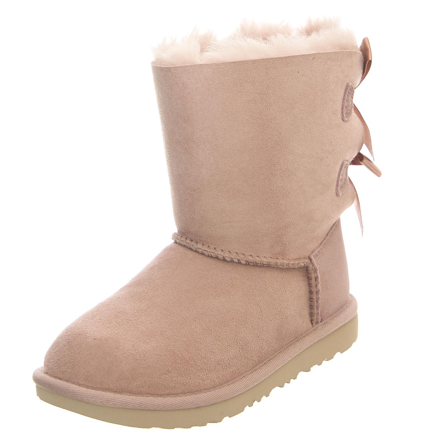 Bailey Bow II Rose Grey - Stivaletti Bambino Rosa UGKBLBOWRSGY1017394K  UGG 