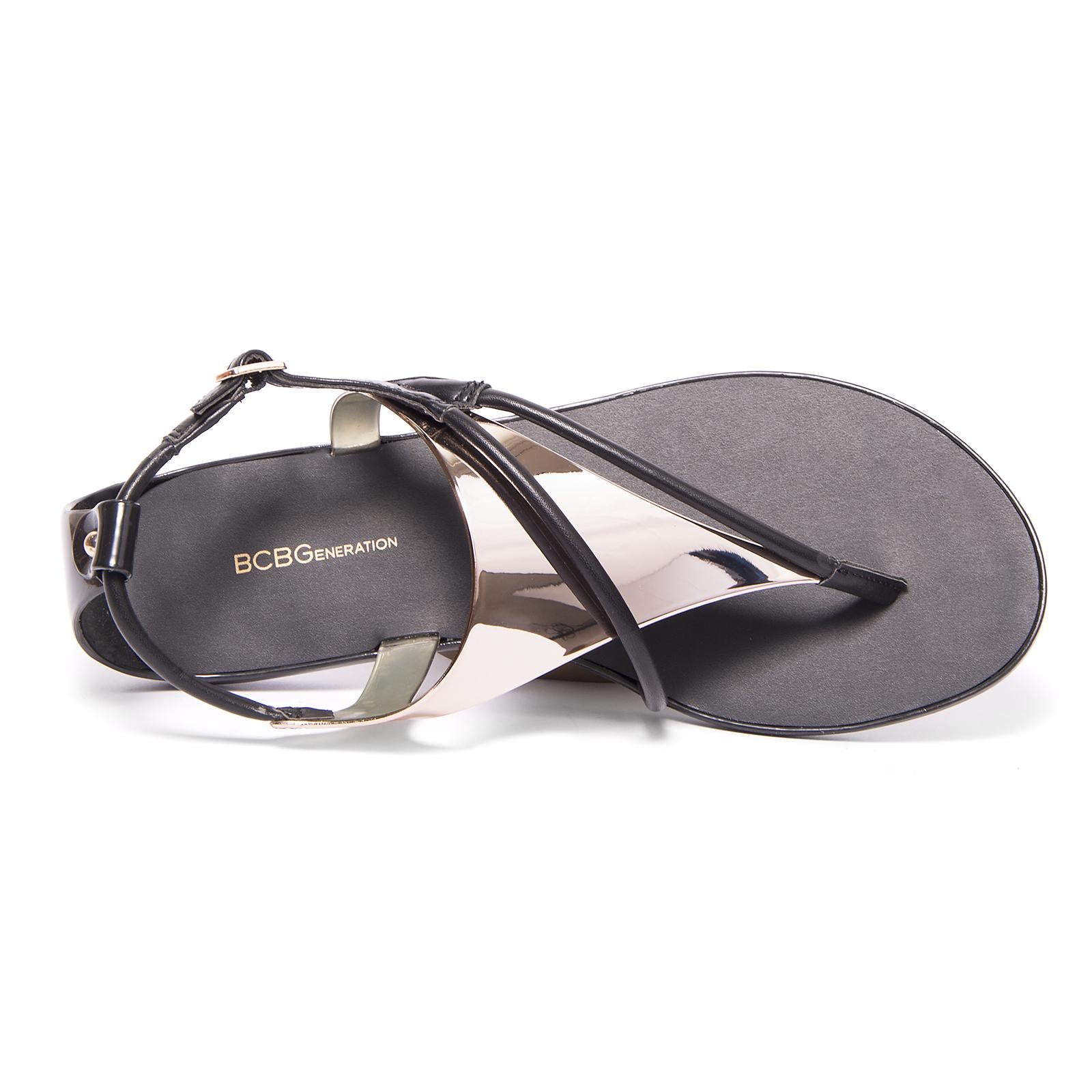 Chatham Sandals - Black / Rose Gold - Sandali Donna Neri BCSCHATHAMBLACK-ROSE  BCBG 