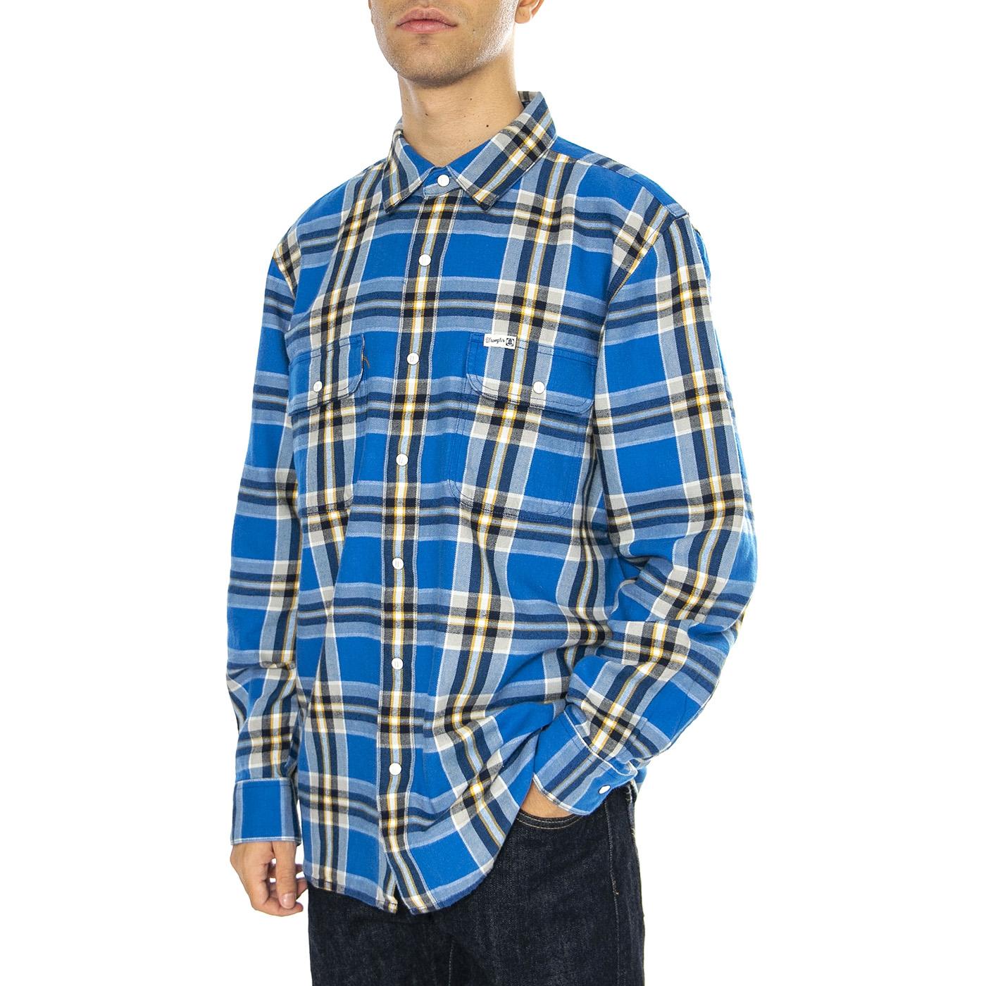 Rinse Blue Shirt - Camicia Uomo Blu 112357736-BLUE  WRANGLER 