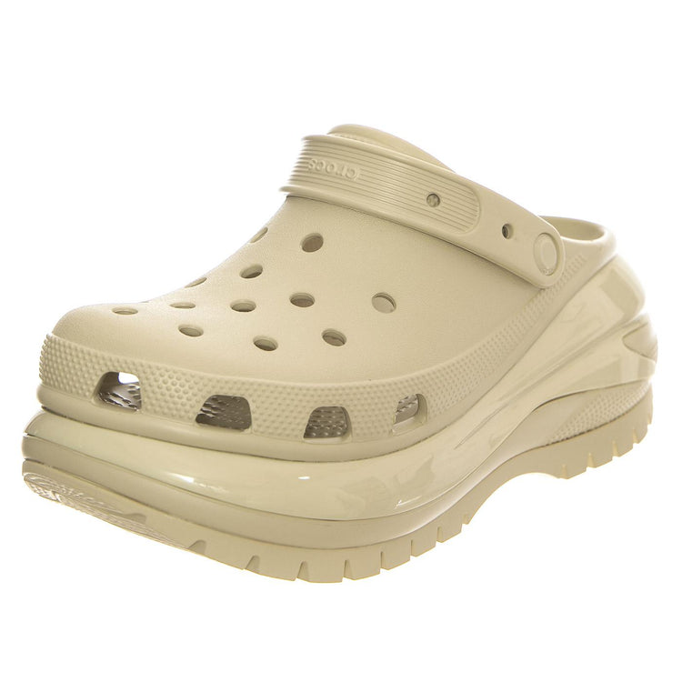 Classic Mega Crush Clog W-BONE - Sandali Donna Beige CR.207988-BONE  CROCS 