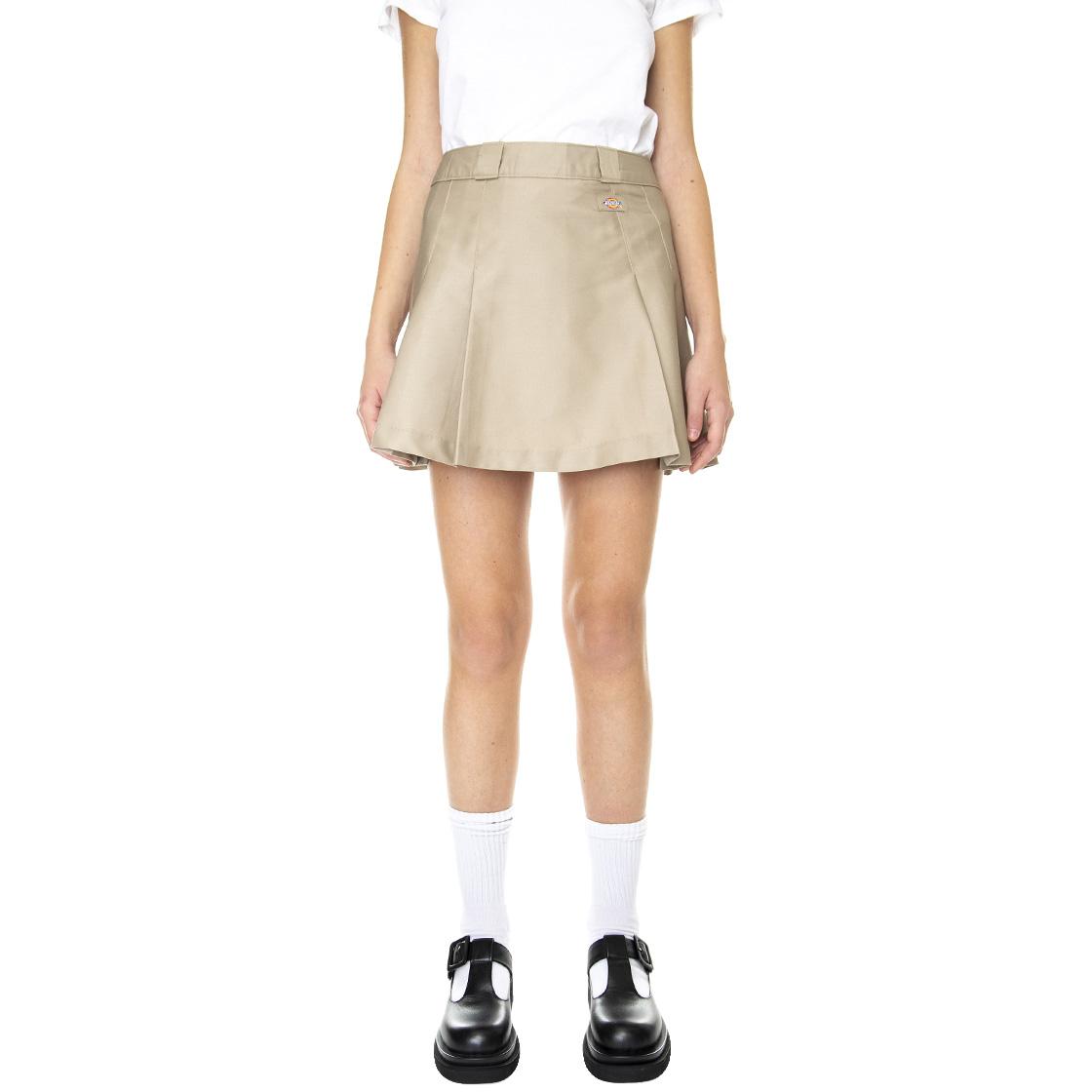 Elizaville Skirt Khaki - Gonna Beige DK0A4Y1SKHK1  DICKIES 