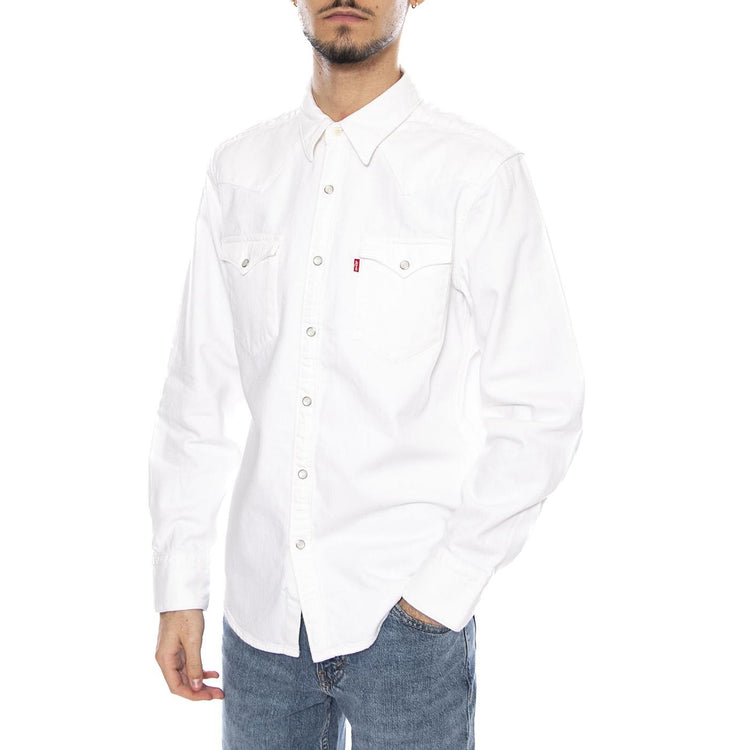 Barstow Western Standard - Cloudy Skys - Camicia Uomo Bianca 85744 0119 LEVIS 