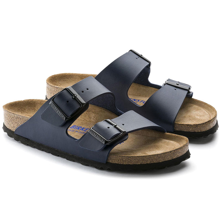 Arizona Soft Footbed Sandals - Blue - Sandali Uomo Blu - Calzata Stretta 051063 . BIRKENSTOCK 