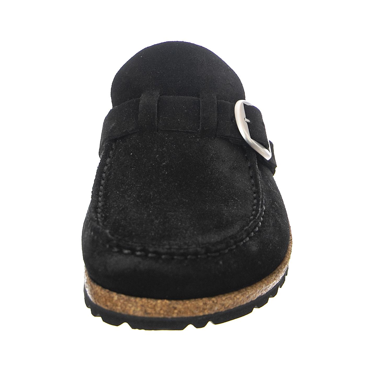 Buckley Women Black, Suede Leather - Sandali Donna Neri - Calzata Stretta 1017826  BIRKENSTOCK 