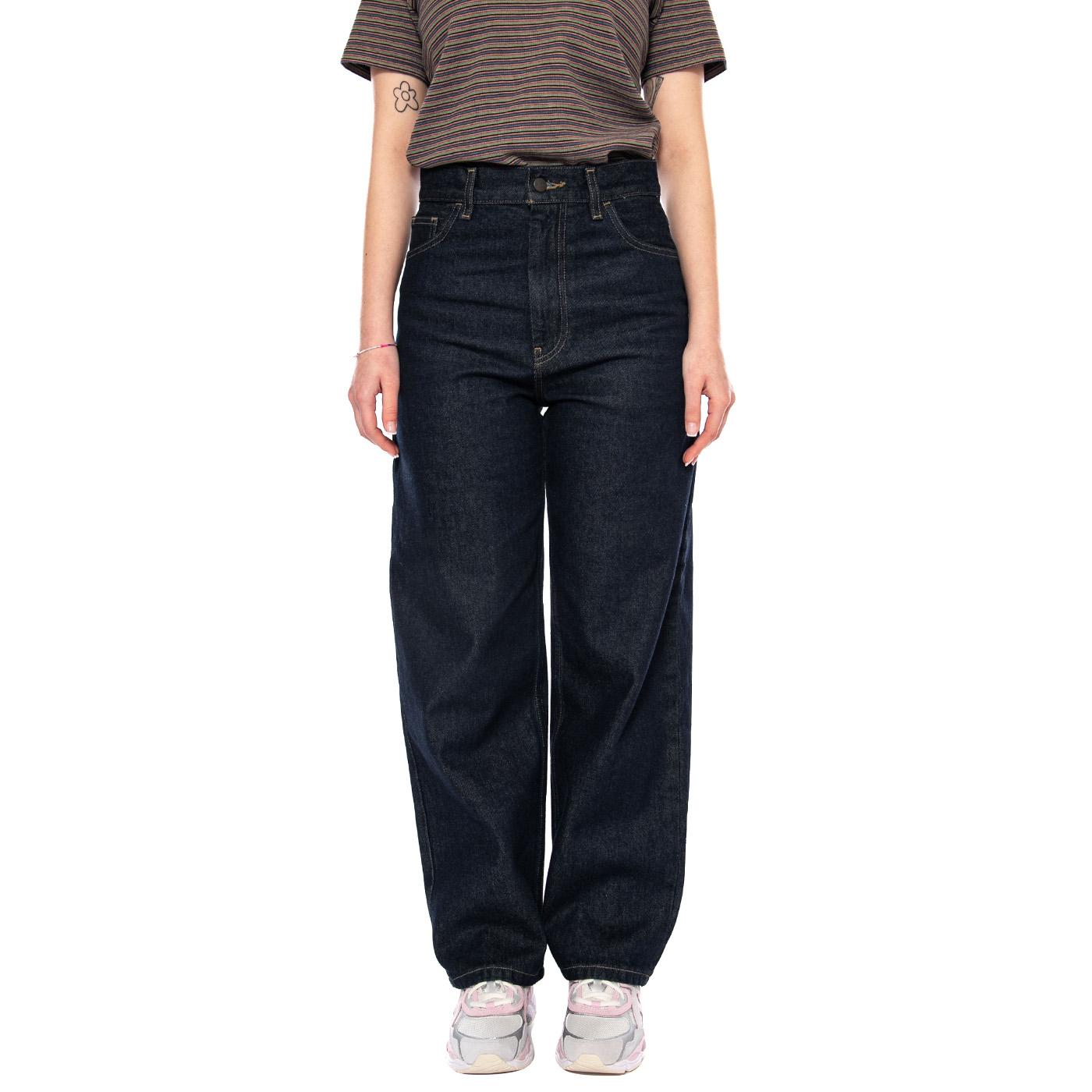 W' Brandon Pant Blue - Pantaloni Denim Jeans Donna Blu I035892 102 CARHARTT WIP 