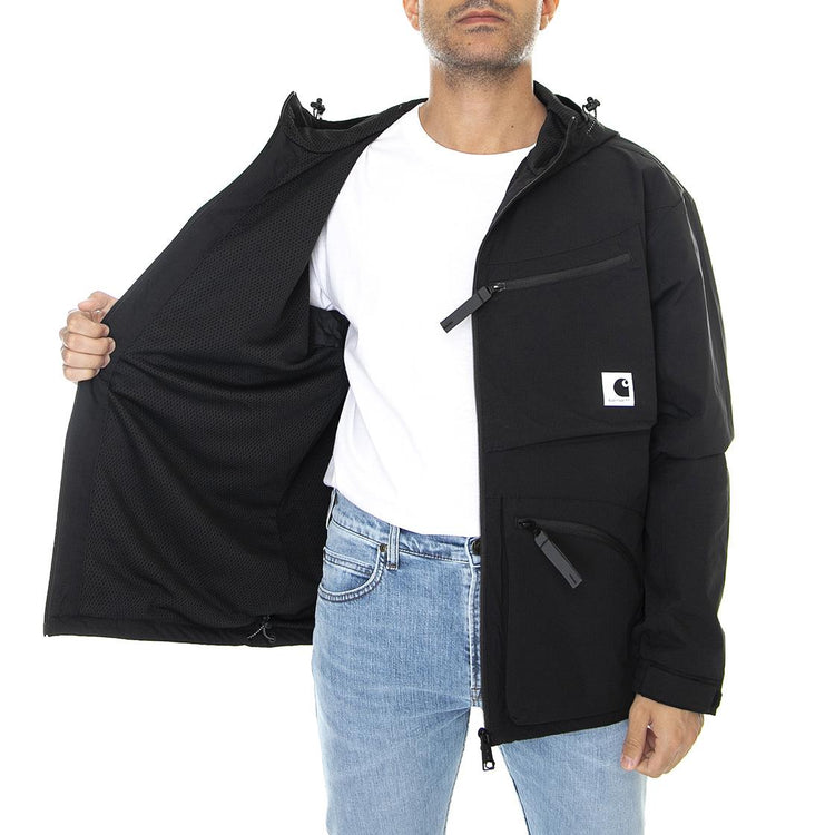 Hewitt - Giacca con Cappuccio Uomo Nera I030013-89XX  CARHARTT WIP 