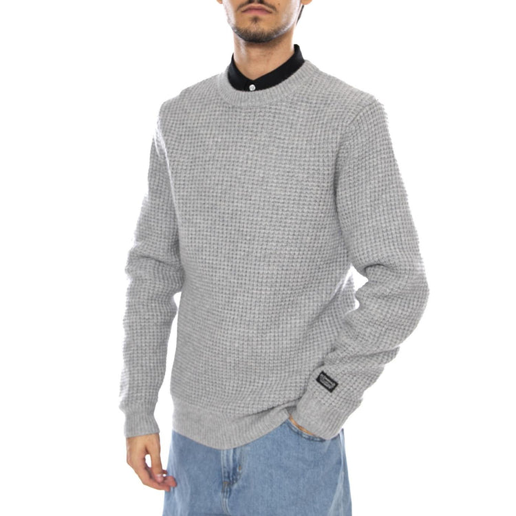 Presidio Crew Mid Tone Grey Heather Grey - Maglione Girocollo Uomo Grigio 003B6-0002 . LEVIS 