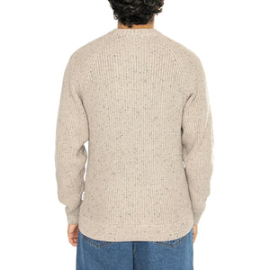 Litus Reg 5 Naps Crew Knit Silver Lining - Maglione Girocollo Uomo Beige 22031001-4607409  ONLY & SONS 