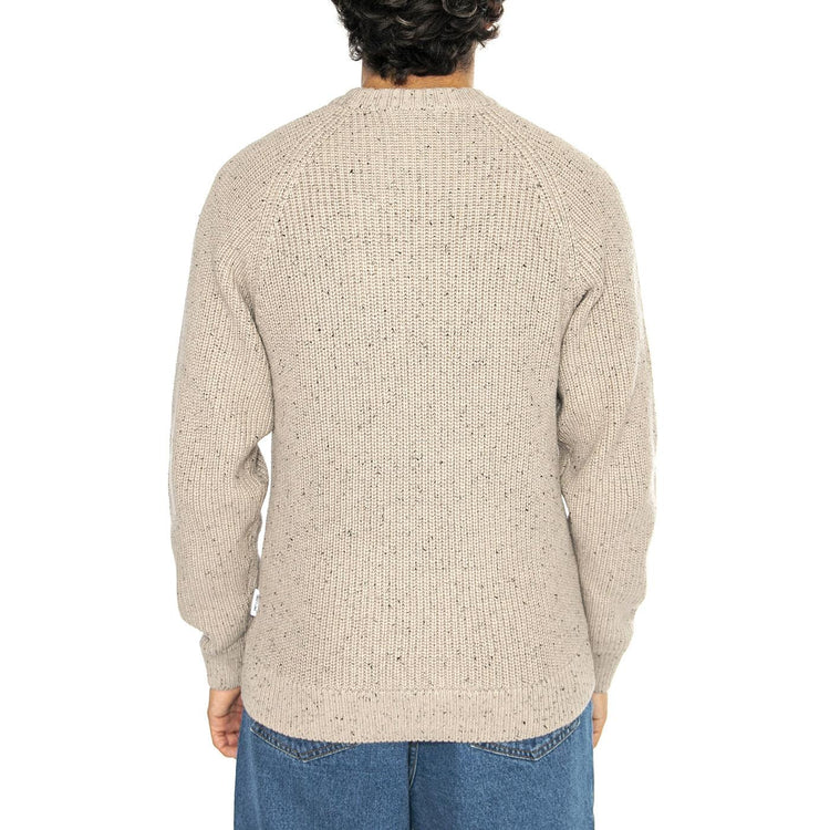 Litus Reg 5 Naps Crew Knit Silver Lining - Maglione Girocollo Uomo Beige 22031001-4607409  ONLY & SONS 