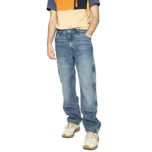 568 Loose Straight Double Knee Detroit Wash - Pantaloni Denim Jeans Uomo Blu A7367-0003  LEVIS 