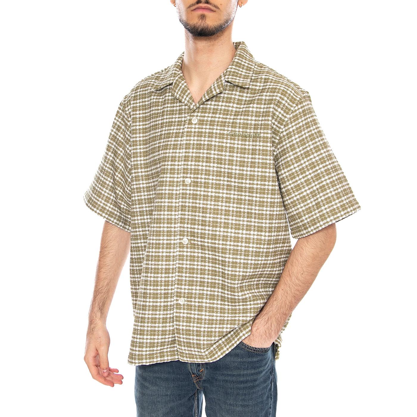 S/S Kander Shirt Kander Check, Snake - Camicia Maniche Corte Uomo Multicolore I036194 3JPXX CARHARTT WIP 