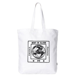 Stamp Tote White / Black - Bora Shopping Bag Bianca I033629.00AXX  CARHARTT WIP 