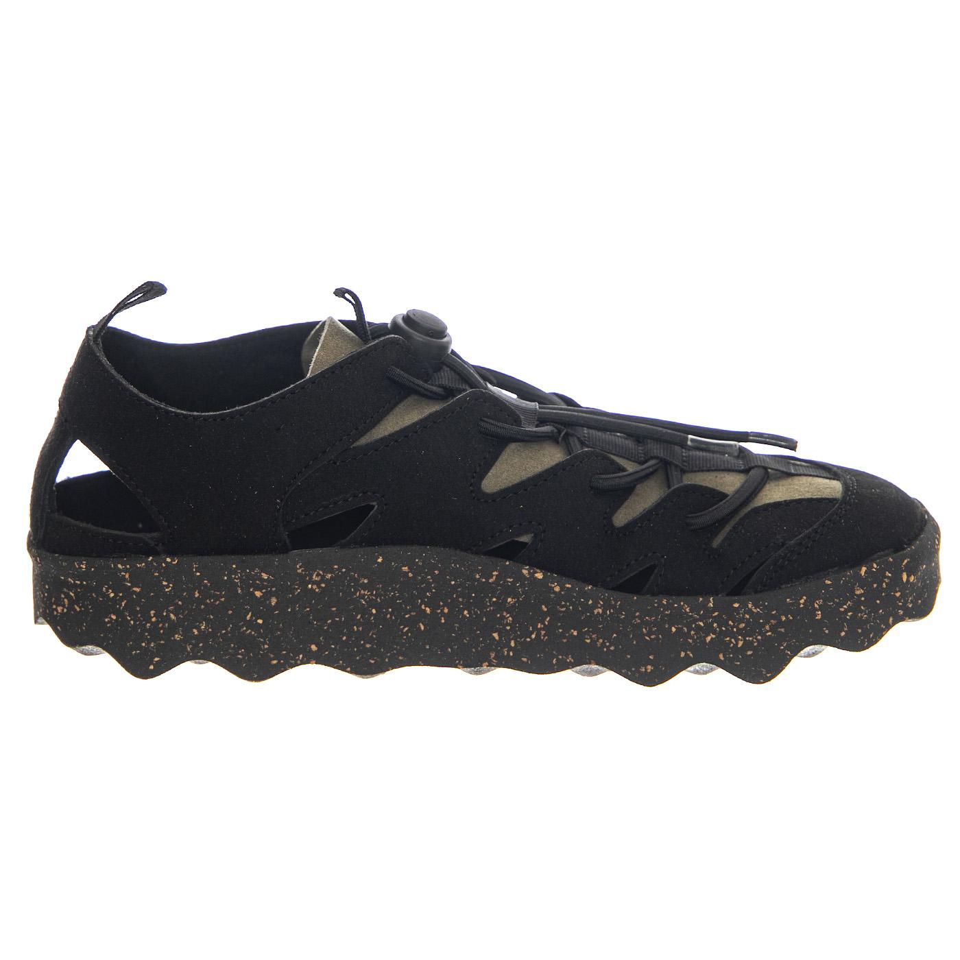 Cure 2 Black Eco Suede - Scarpe Donna Nere P018206000  ASPORTUGUESAS 