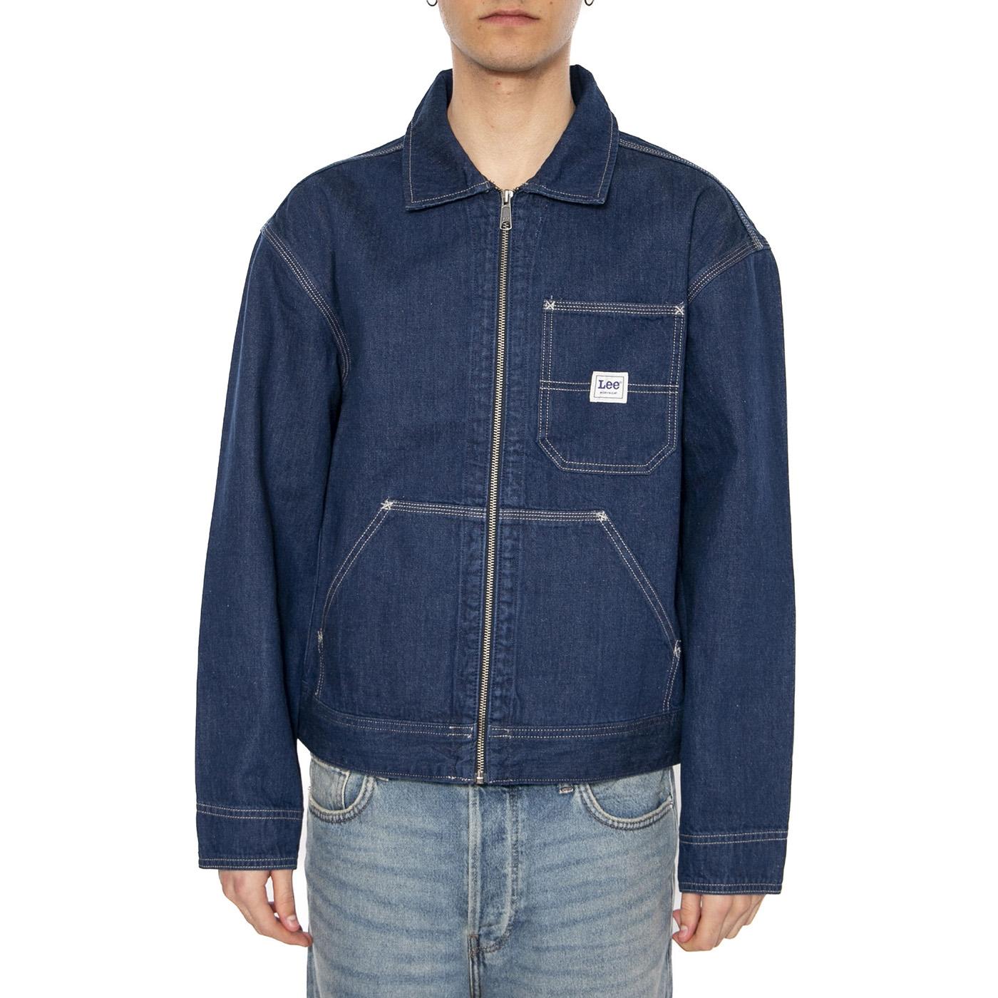 91W Workwear Jacket Rinse - Giacca Denim Jeans Uomo Blu 112363870  LEE 