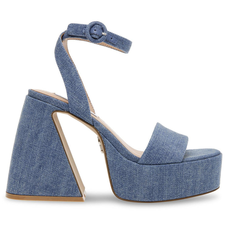 Paysin Blue Denim Fabric - Sandali Donna Denim Jeans Blu SMSPAYSIN-BLU  STEVE MADDEN 